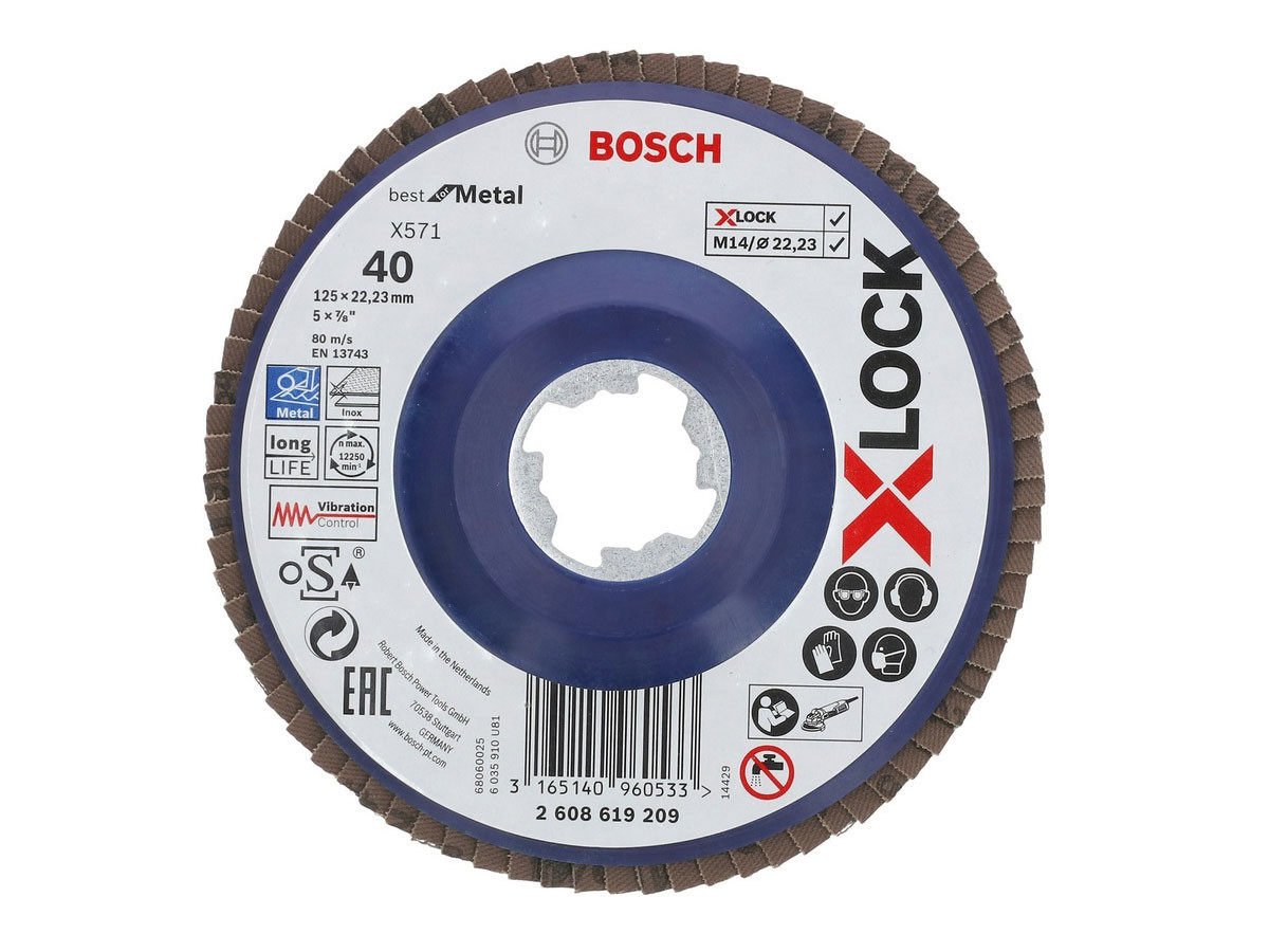 X-LOCK FLAP DISK G40 125MM 